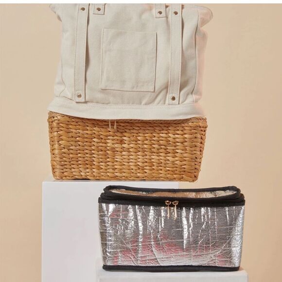 Lspace | x Lindsay Albanese Road Trippin' Backpack NWT $189 retail NEW beach bag - Picture 6 of 9